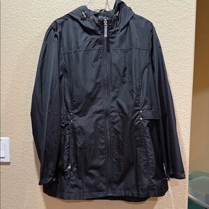 Jones New York Black Windbreaker